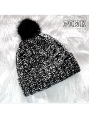 VS PINK Pom Pom Beanie